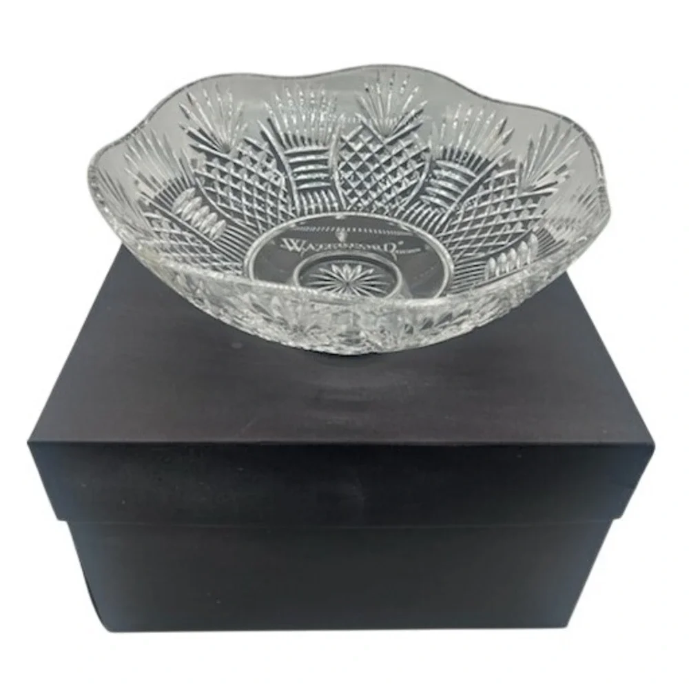 Waterford Crystal Ltd Edition Large Thanksgiving Harvest Bowl Signed